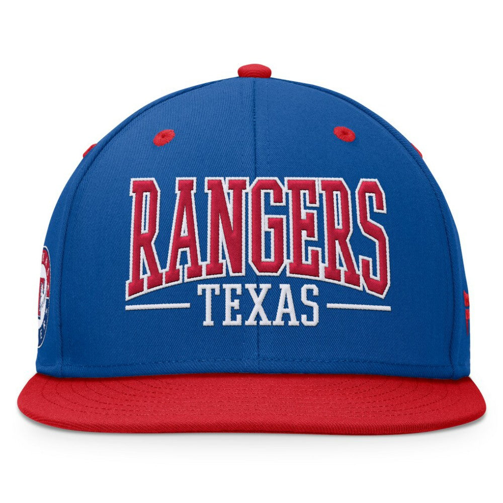 Texas Rangers Fanatics Fundamental Bold Snapback Hat - MLB Hats