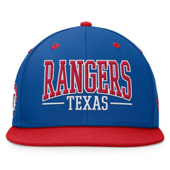 Texas Rangers Fanatics Fundamental Bold Snapback Hat - MLB Hats