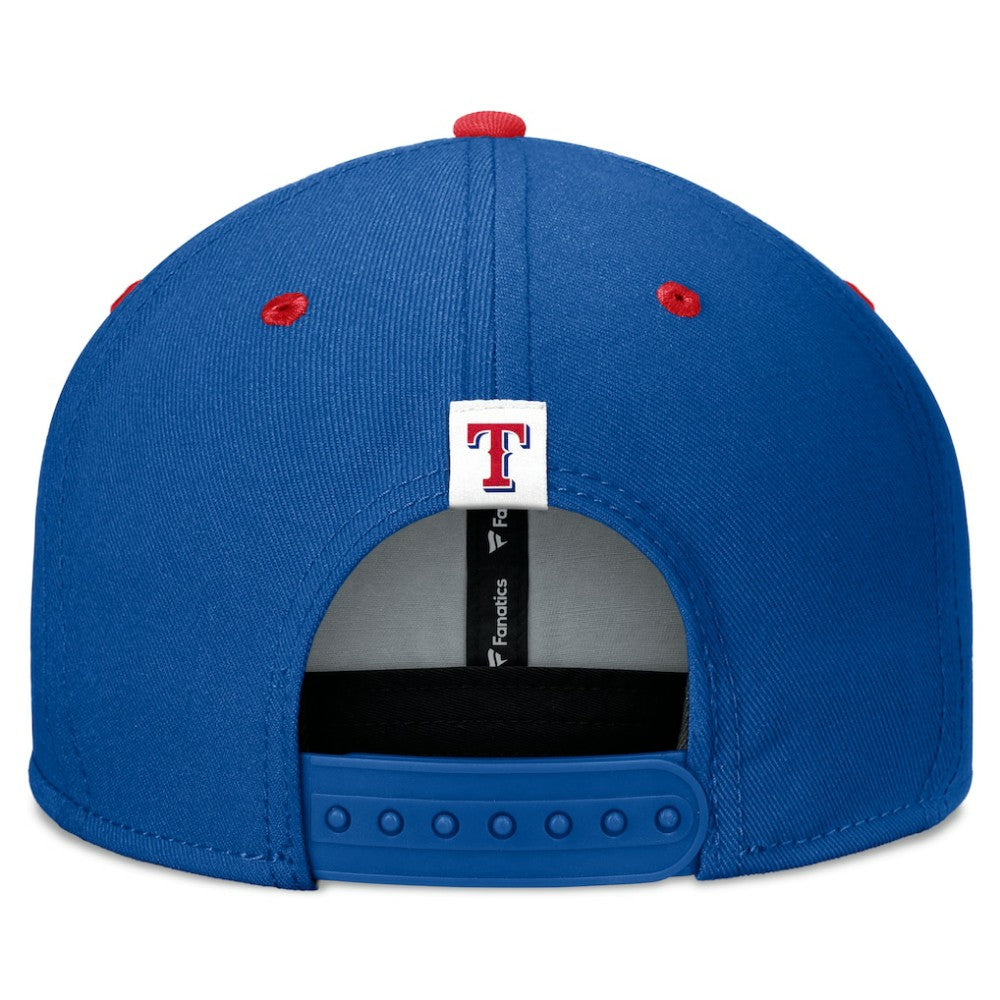 Texas Rangers Fanatics Fundamental Bold Snapback Hat - MLB Hats