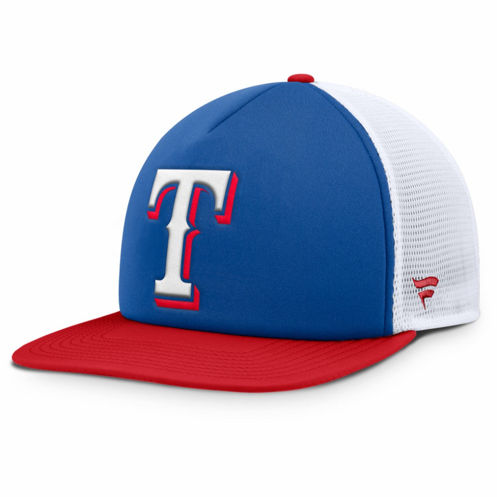 Texas Rangers Fanatics Fundamental Foam Front Snapback Hat - MLB Hats
