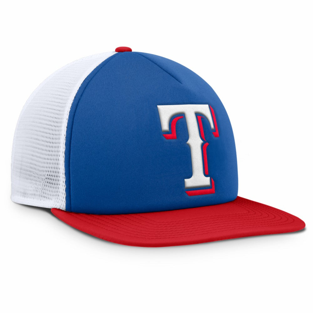 Texas Rangers Fanatics Fundamental Foam Front Snapback Hat - MLB Hats