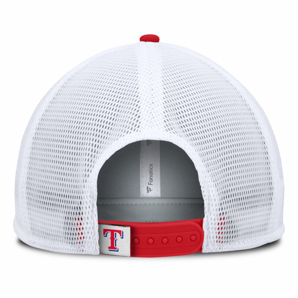 Texas Rangers Fanatics Fundamental Foam Front Snapback Hat - MLB Hats