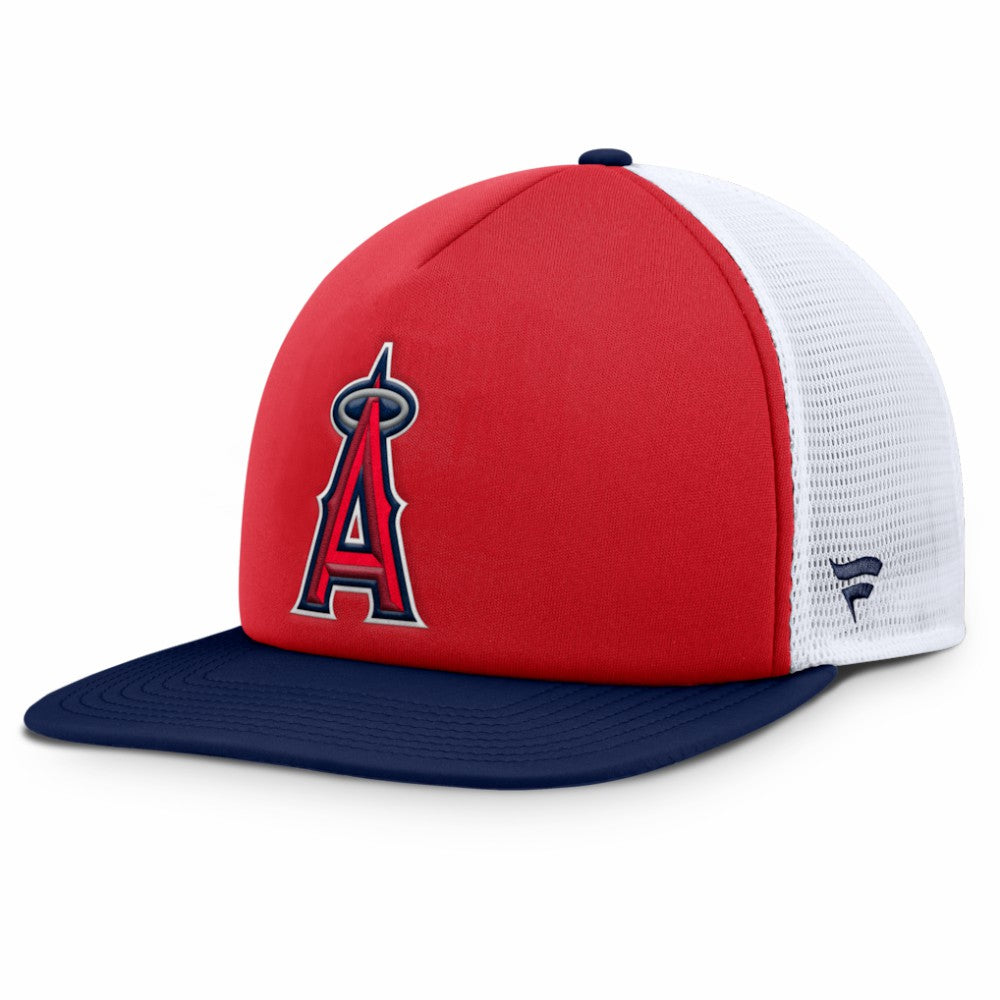 Los Angeles Angels Fanatics Fundamental Foam Front Snapback Hat - MLB Hats