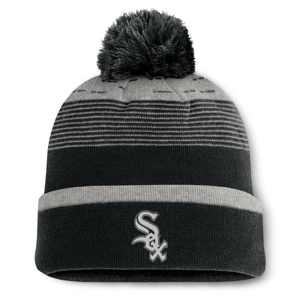 Chicago White Sox Fanatics Fundamental Gradient Cuffed Knit Hat with Pom - MLB Hats
