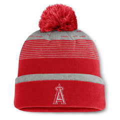 Los Angeles Angels Fanatics Fundamental Gradient Cuffed Knit Hat with Pom - MLB Hats