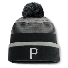 Pittsburgh Pirates Fanatics Fundamental Gradient Cuffed Knit Hat with Pom - MLB Hats
