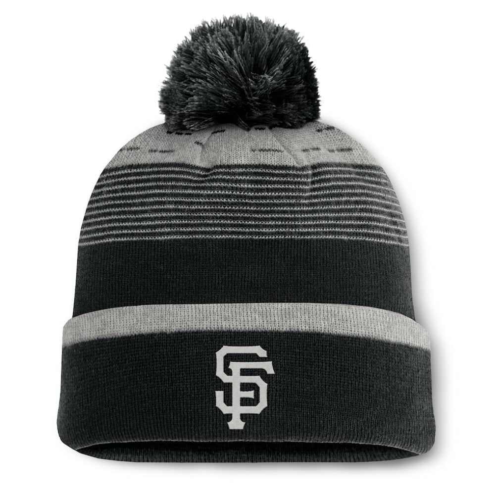 San Francisco Giants Fanatics Fundamental Gradient Cuffed Knit Hat with Pom - MLB Hats