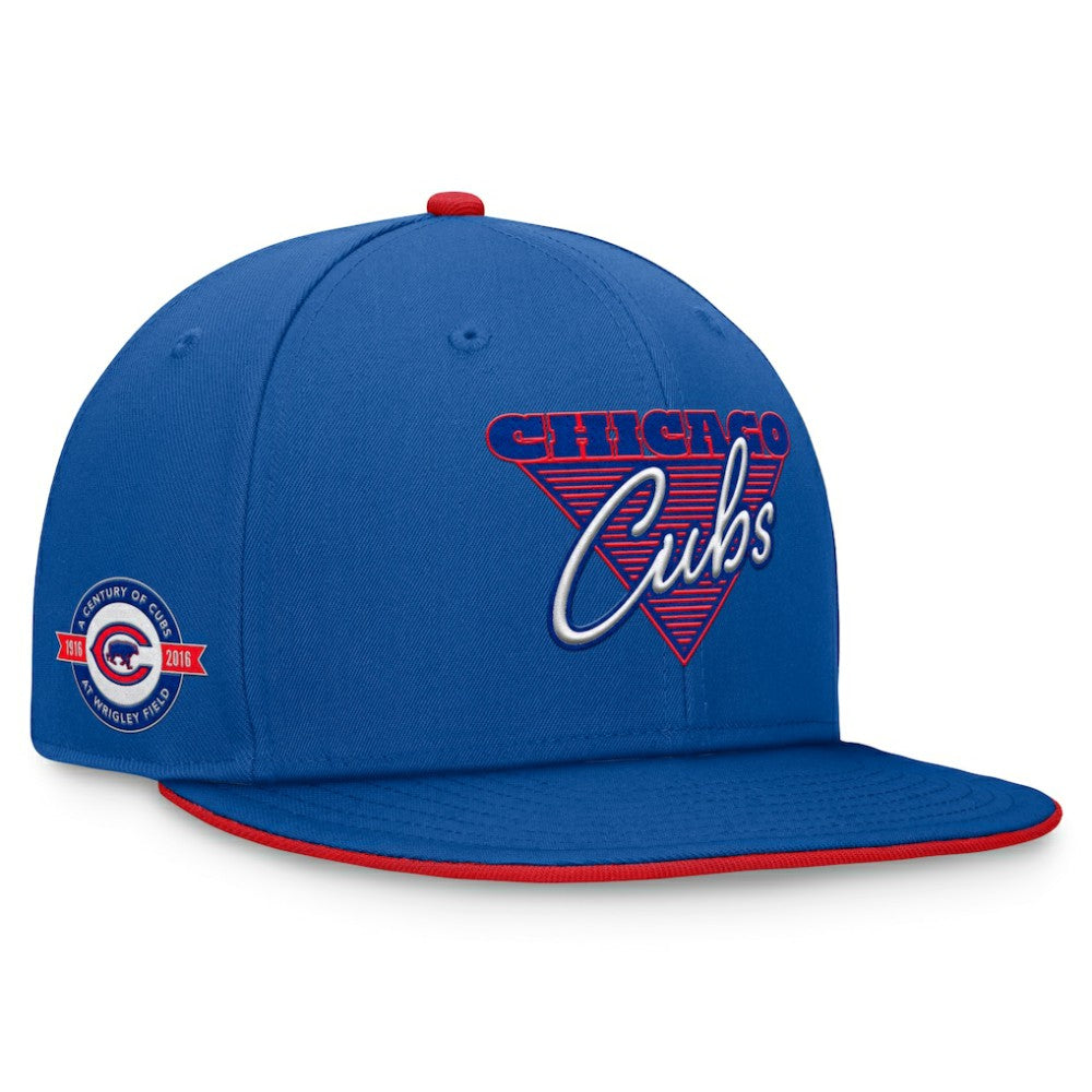 Chicago Cubs Fanatics Fundamental Tri-Script Fitted Hat - MLB Hats