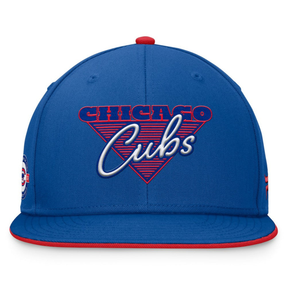 Chicago Cubs Fanatics Fundamental Tri-Script Fitted Hat - MLB Hats