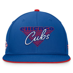 Chicago Cubs Fanatics Fundamental Tri-Script Fitted Hat - MLB Hats