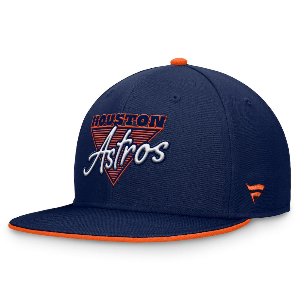 Houston Astros Fanatics Fundamental Tri-Script Fitted Hat - MLB Hats