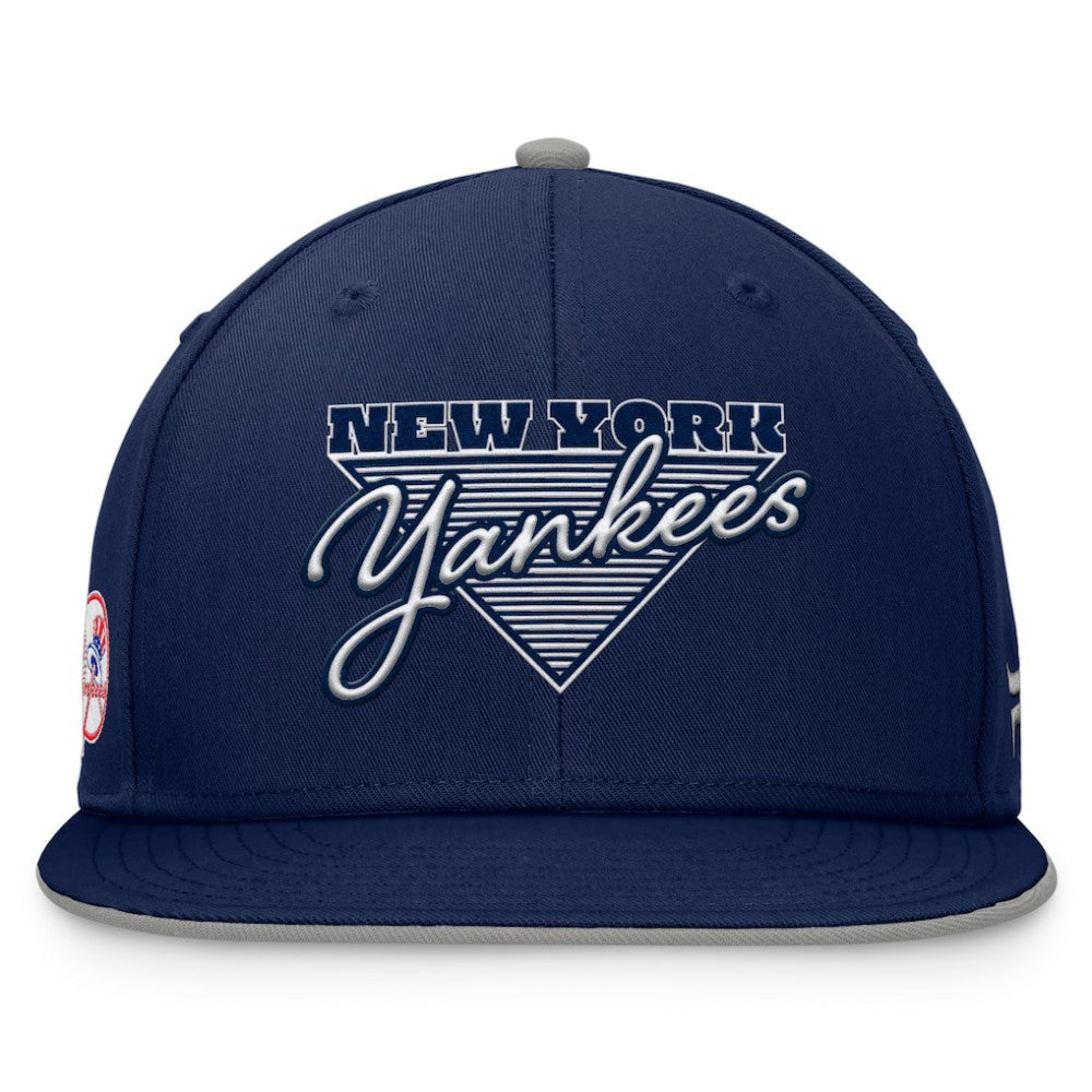 New York Yankees Fanatics Fundamental Tri-Script Fitted Hat - MLB Hats