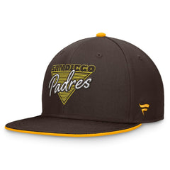 San Diego Padres Fanatics Fundamental Tri-Script Fitted Hat - MLB Hats