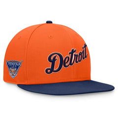 Detroit Tigers Fanatics Fundamental Two-Tone Fitted Hat - MLB Hats