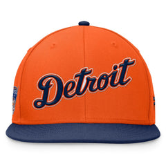 Detroit Tigers Fanatics Fundamental Two-Tone Fitted Hat - MLB Hats