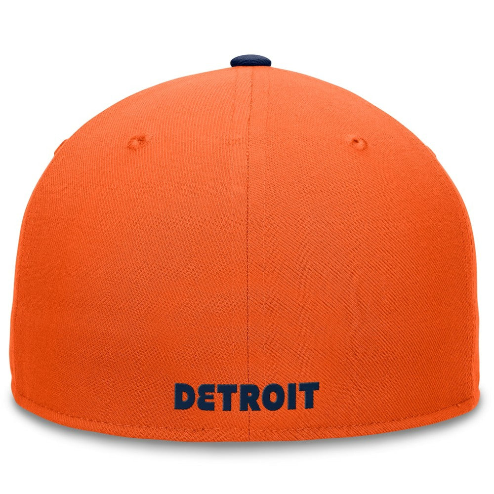 Detroit Tigers Fanatics Fundamental Two-Tone Fitted Hat - MLB Hats