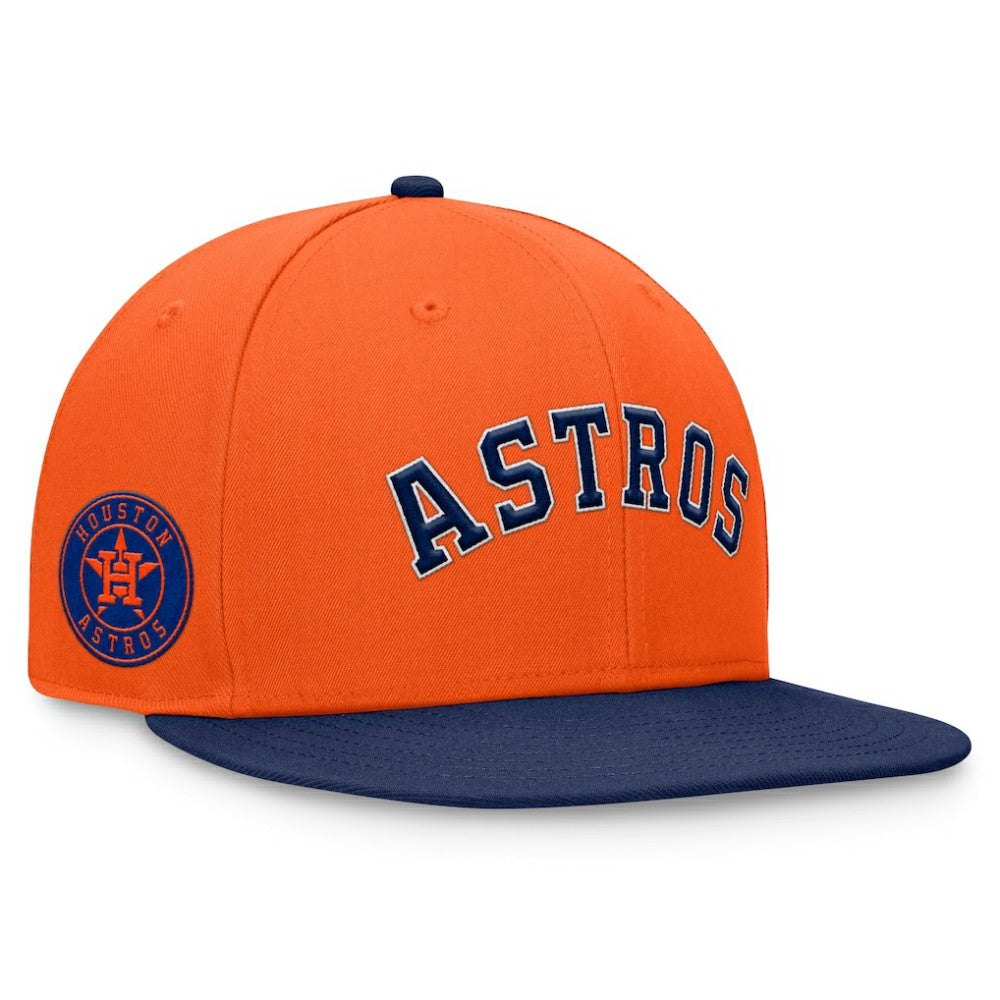 Houston Astros Fanatics Fundamental Two-Tone Fitted Hat - MLB Hats