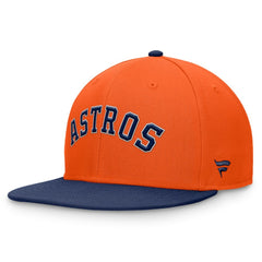 Houston Astros Fanatics Fundamental Two-Tone Fitted Hat - MLB Hats