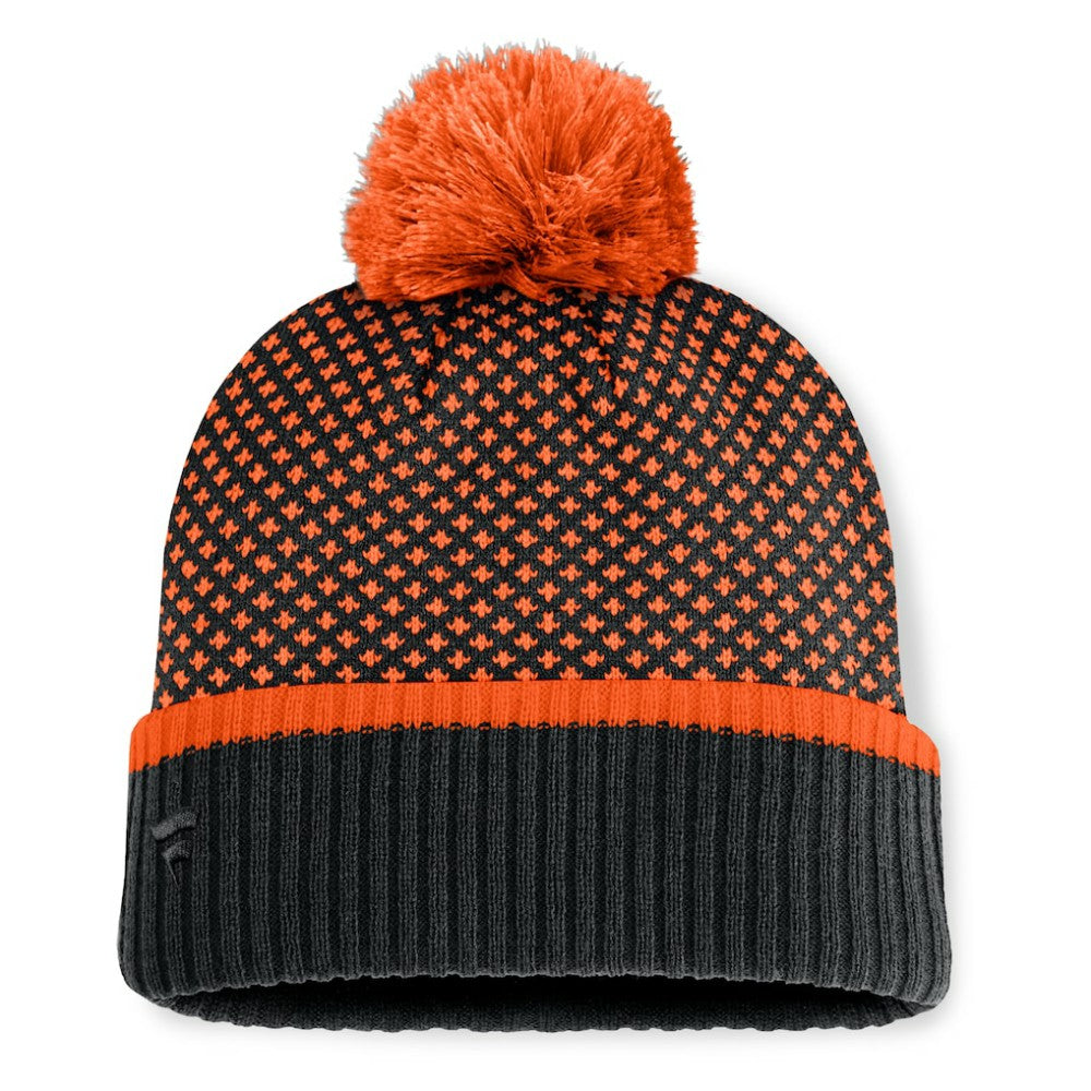 San Francisco Giants Fanatics Women's Fundamental Jacquard Cuffed Knit Hat with Pom - MLB Hats