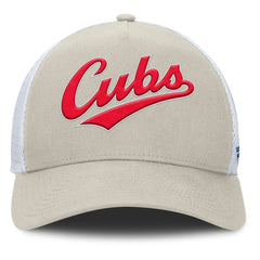 Chicago Cubs Fanatics Heritage Light Khaki A-Frame Adjustable Hat - MLB Hats