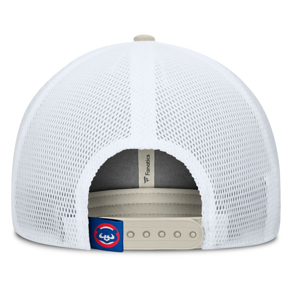 Chicago Cubs Fanatics Heritage Light Khaki A-Frame Adjustable Hat - MLB Hats