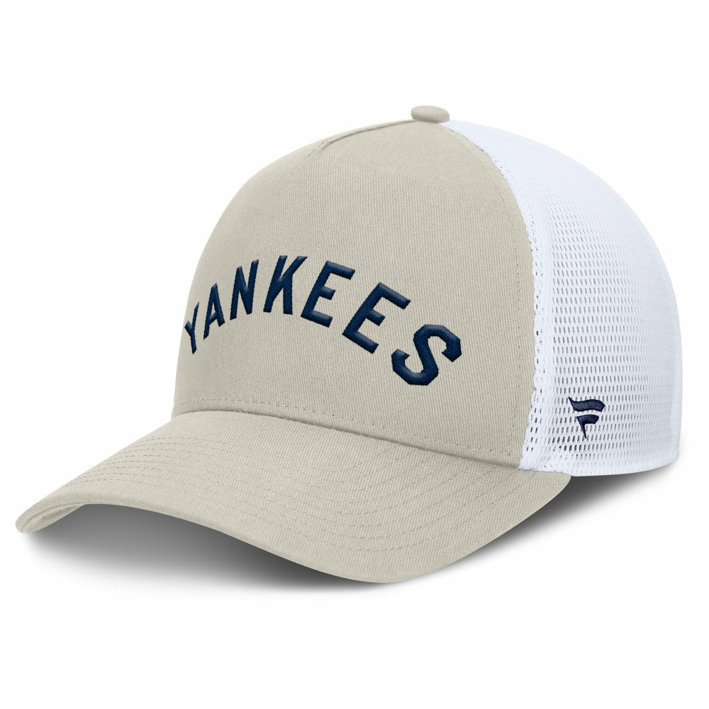 New York Yankees Fanatics Heritage Light Khaki A-Frame Adjustable Hat - MLB Hats