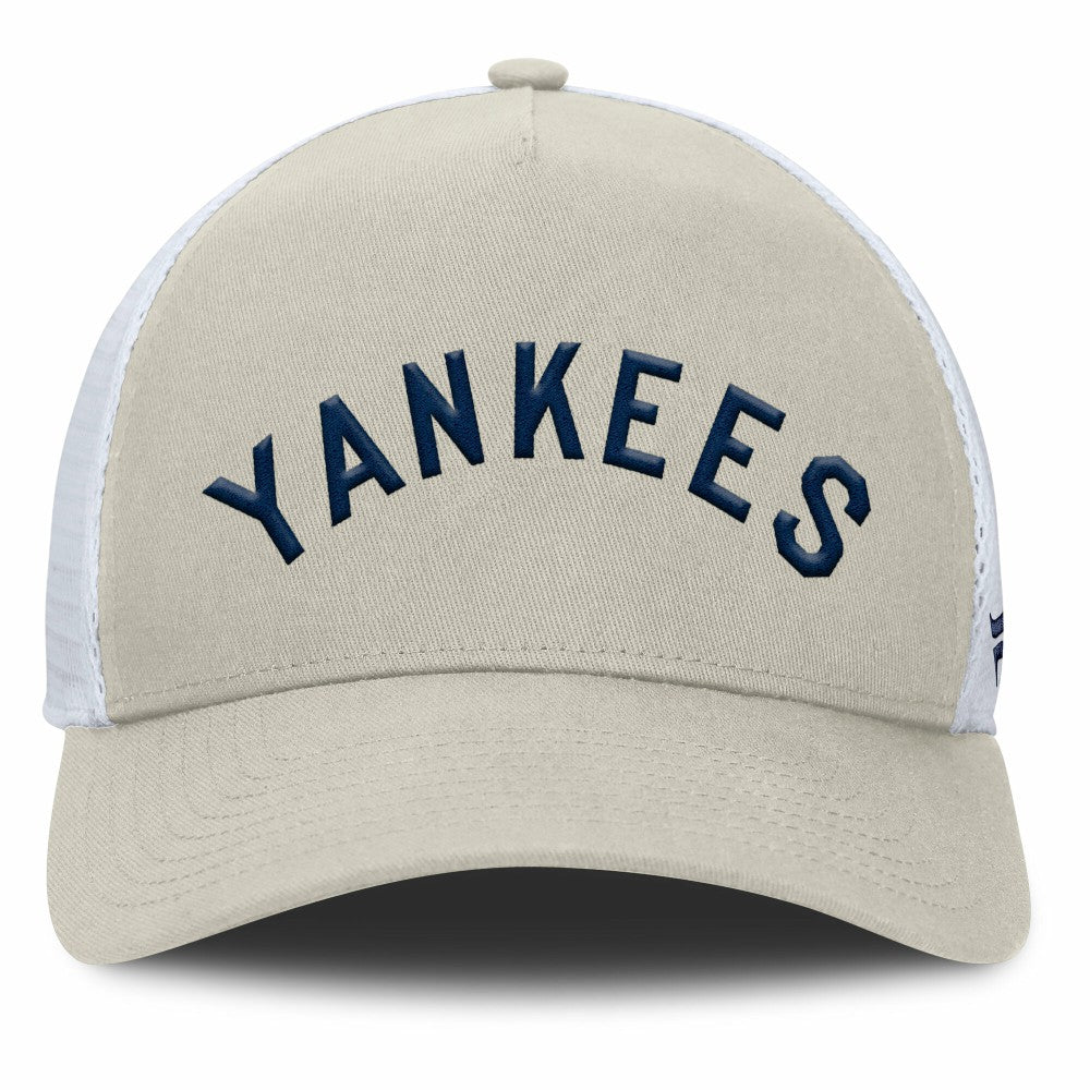 New York Yankees Fanatics Heritage Light Khaki A-Frame Adjustable Hat - MLB Hats