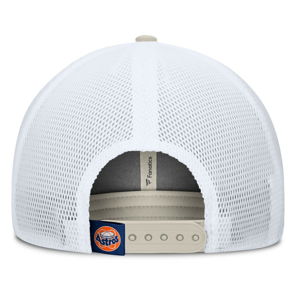 Houston Astros Fanatics Heritage Light Khaki A-Frame Adjustable Hat - MLB Hats
