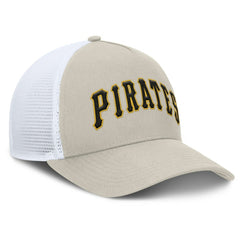 Pittsburgh Pirates Fanatics Heritage Light Khaki A-Frame Adjustable Hat - MLB Hats