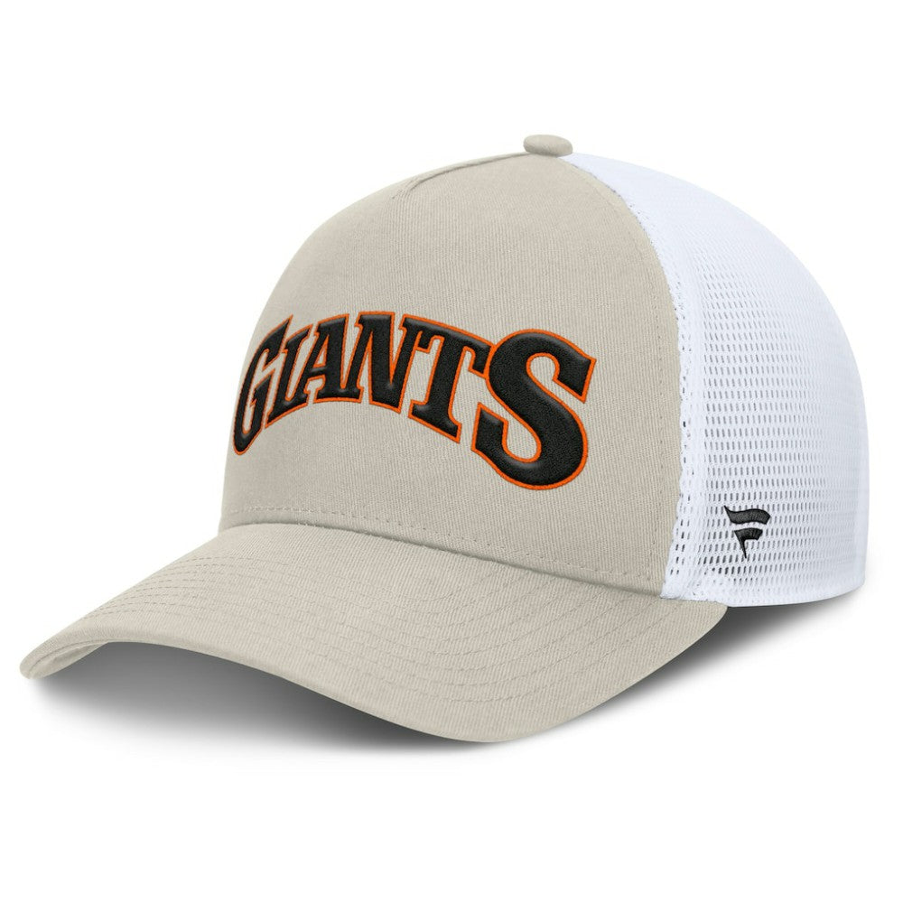 San Francisco Giants Fanatics Heritage Light Khaki A-Frame Adjustable Hat - MLB Hats