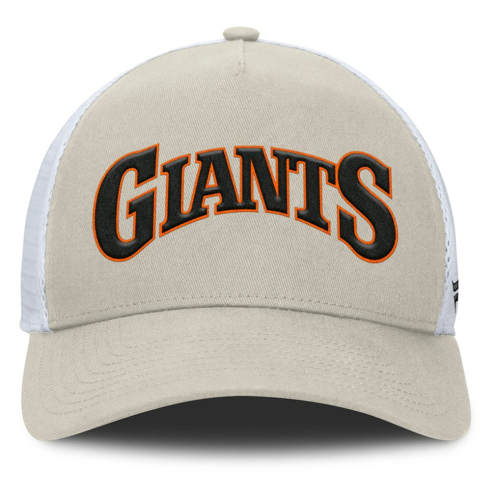 San Francisco Giants Fanatics Heritage Light Khaki A-Frame Adjustable Hat - MLB Hats