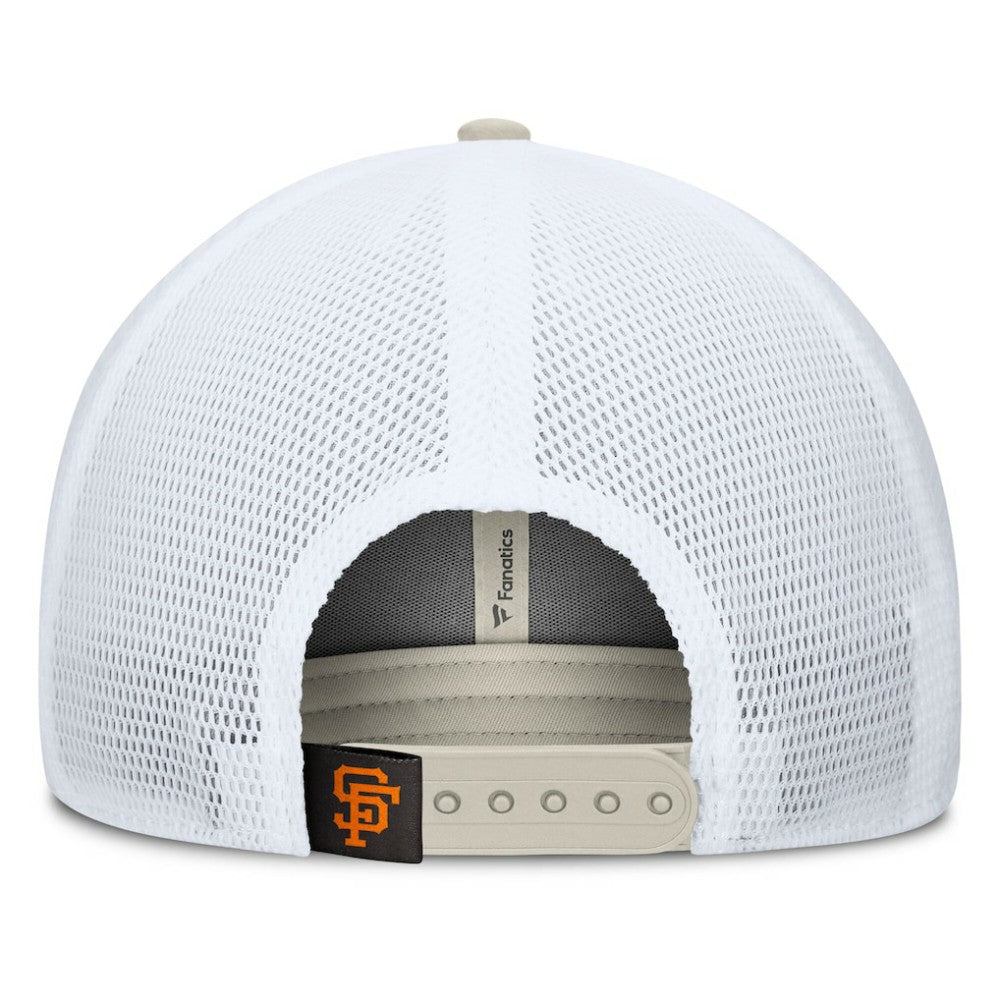 San Francisco Giants Fanatics Heritage Light Khaki A-Frame Adjustable Hat - MLB Hats