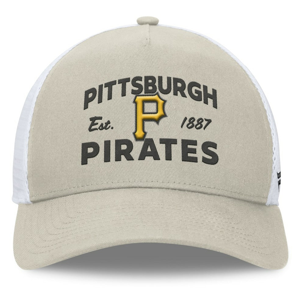 Pittsburgh Pirates Fanatics A-Frame Trucker Adjustable Hat - MLB Hats