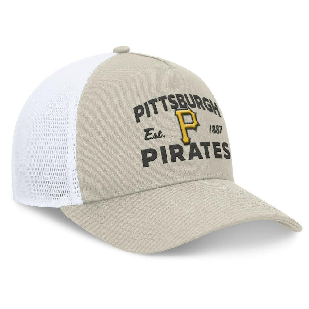 Pittsburgh Pirates Fanatics A-Frame Trucker Adjustable Hat - MLB Hats