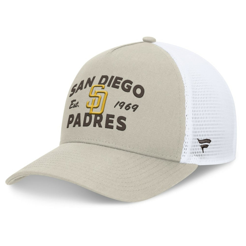 San Diego Padres Fanatics A-Frame Trucker Adjustable Hat - MLB Hats