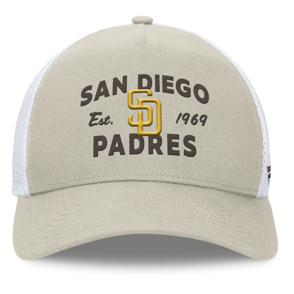 San Diego Padres Fanatics A-Frame Trucker Adjustable Hat - MLB Hats