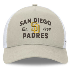 San Diego Padres Fanatics A-Frame Trucker Adjustable Hat - MLB Hats