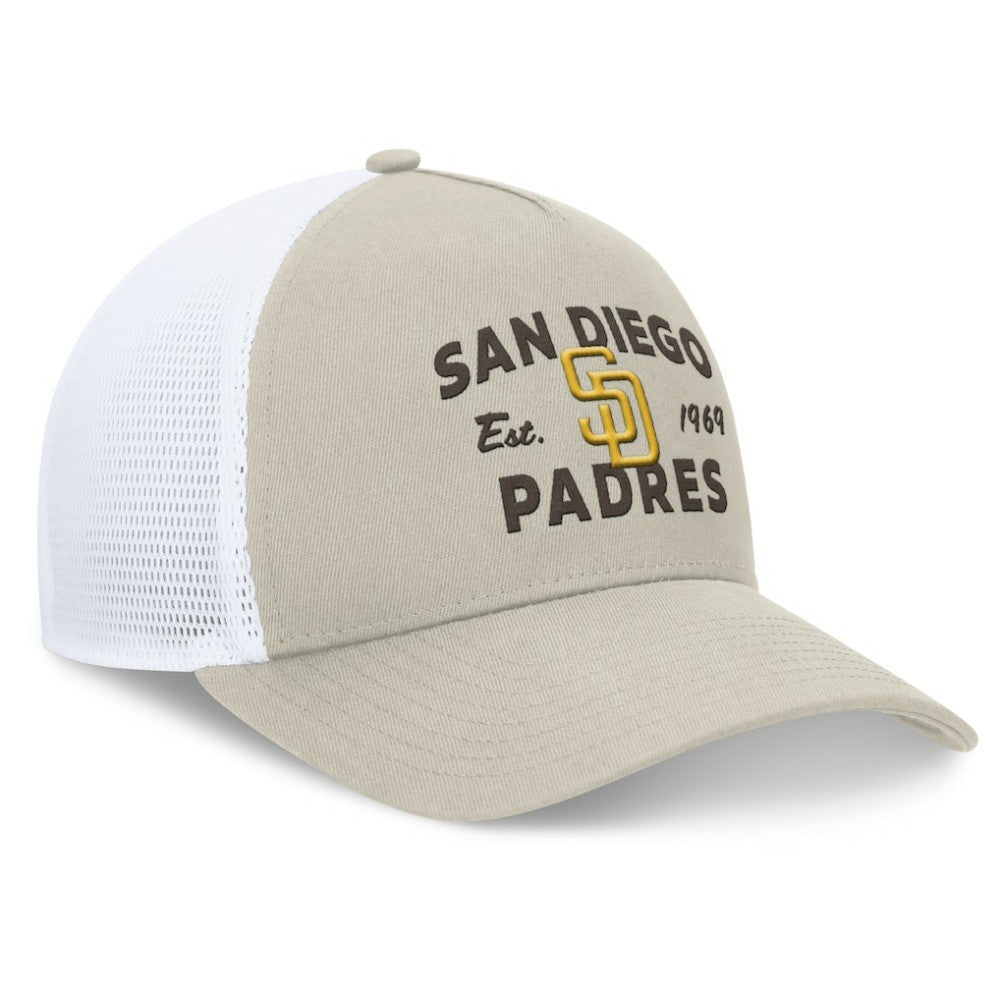 San Diego Padres Fanatics A-Frame Trucker Adjustable Hat - MLB Hats
