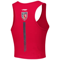 St. Louis Cardinals Pro Standard Women's Fast Lane Fitted Tri-Blend Cropped Tank Top - MLB Tanks