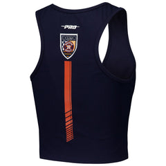 Houston Astros Pro Standard Women's Fast Lane Fitted Tri-Blend Cropped Tank Top - MLB Tanks