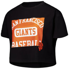 San Francisco Giants Pro Standard Women's Made To Play Boxy Cropped T-Shirt - MLB T-shirts