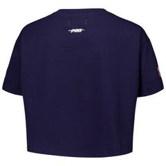 Atlanta Braves Pro Standard Women's Made To Play Boxy Cropped T-Shirt - MLB T-shirts