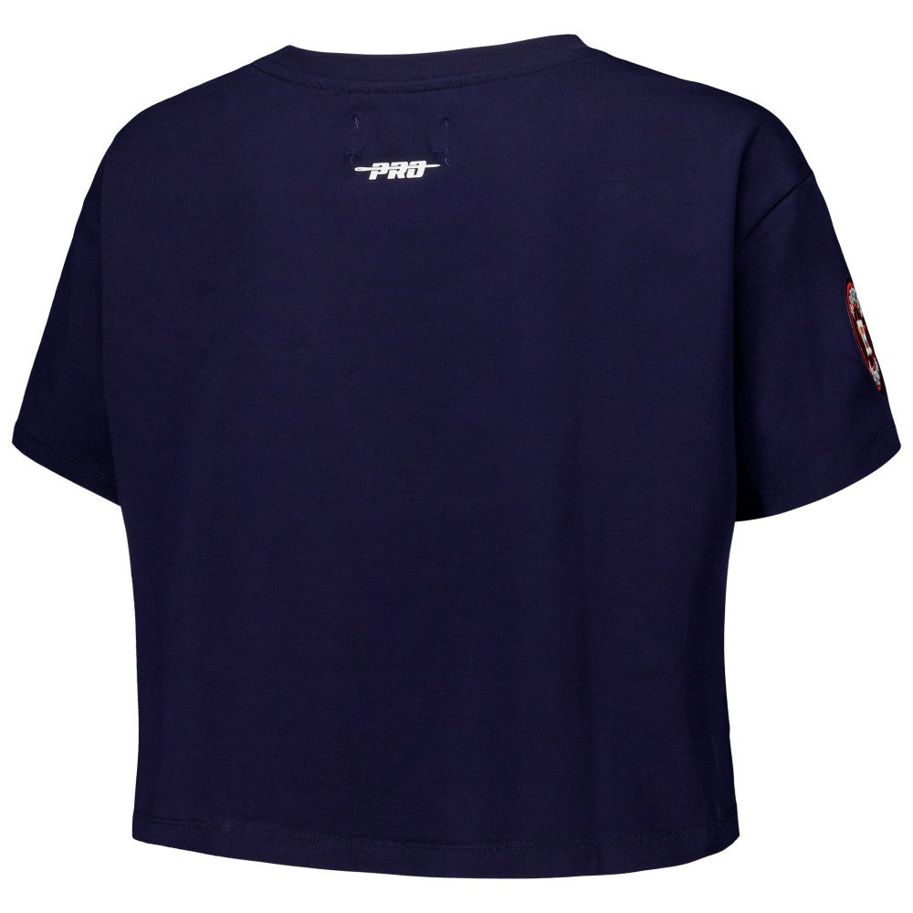 Houston Astros Pro Standard Women's Made To Play Boxy Cropped T-Shirt - MLB T-shirts