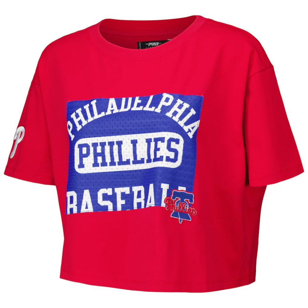 Philadelphia Phillies Pro Standard Women's Made To Play Boxy Cropped T-Shirt - MLB T-shirts