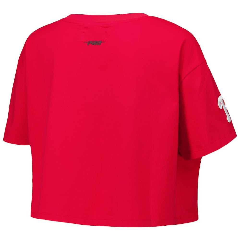 Philadelphia Phillies Pro Standard Women's Made To Play Boxy Cropped T-Shirt - MLB T-shirts