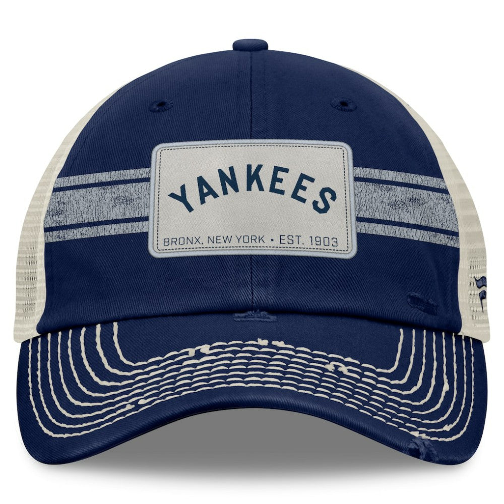New York Yankees Fanatics  Heritage Stripe Trucker Adjustable Hat - MLB Hats