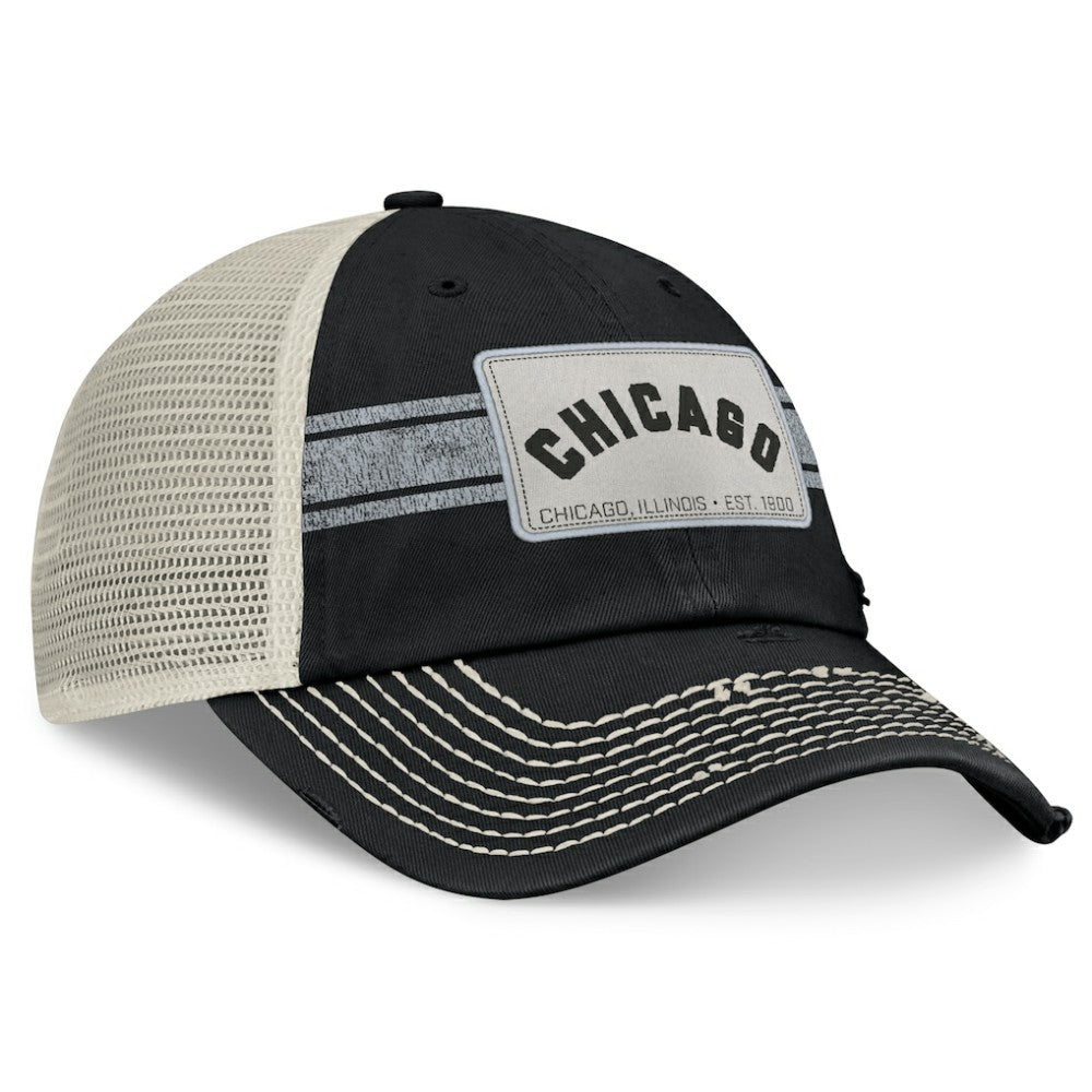 Chicago White Sox Fanatics  Heritage Stripe Trucker Adjustable Hat - MLB Hats