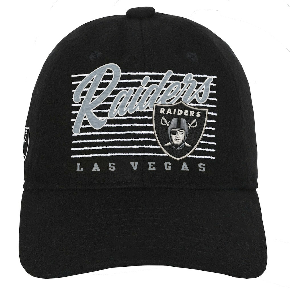 Las Vegas Raiders Youth Retro Wooly Adjustable Hat | NFL Hot
