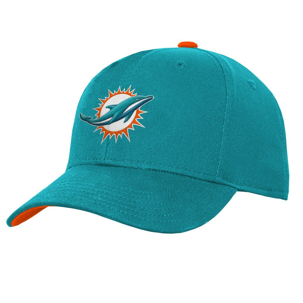 Miami Dolphins Youth Team Pre-Curved Adjustable Hat | NFL Online