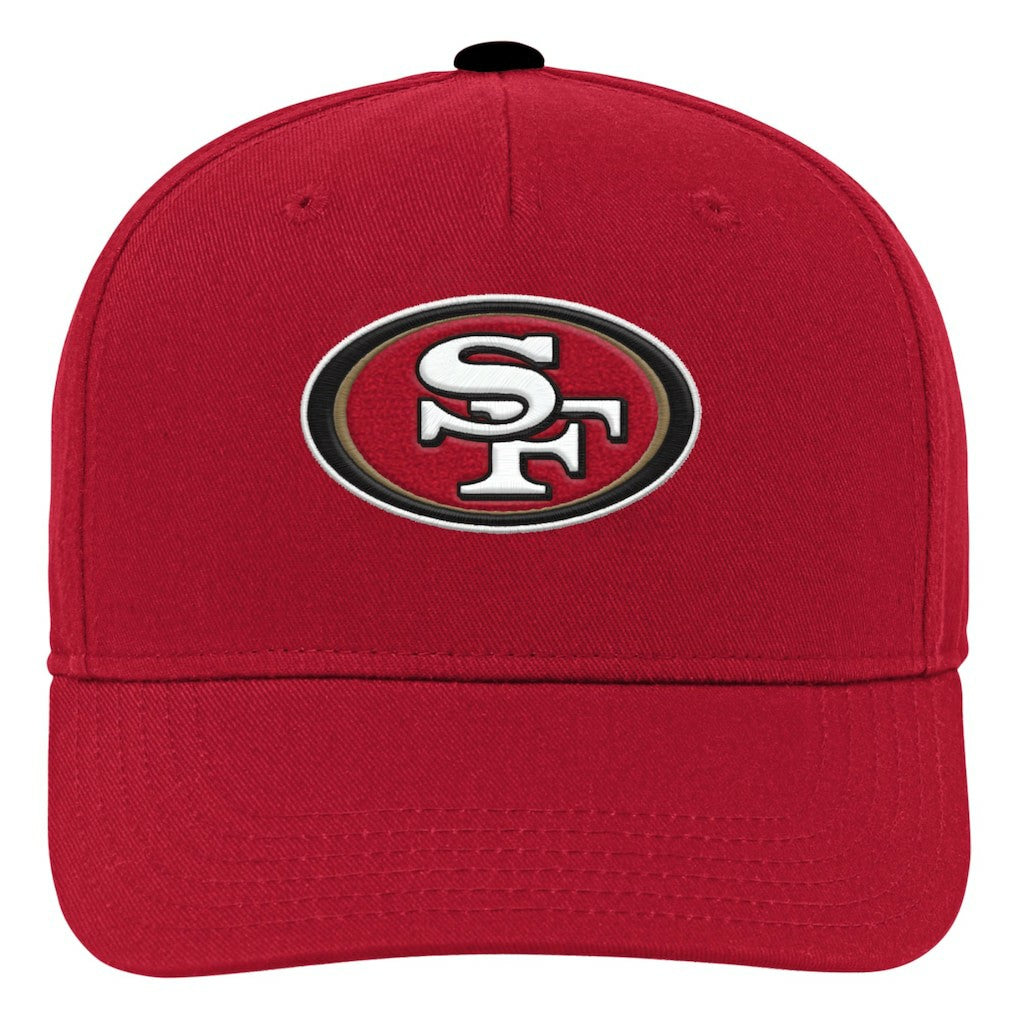 San Francisco 49ers Youth Team Pre-Curved Adjustable Hat | NFL Discount